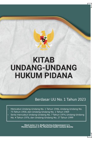 KITAB UNDANG-UNDANG HUKUM PIDANA BERDASAR UU NO. 1 TAHUN 2023 