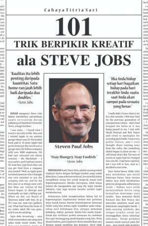 101 Trik Berpikir Kreatif ala Steve Jobs