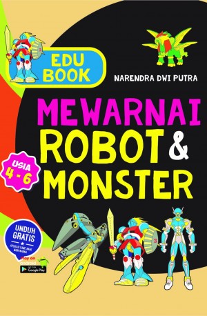Edu Book: Mewarnai Robot & Monster