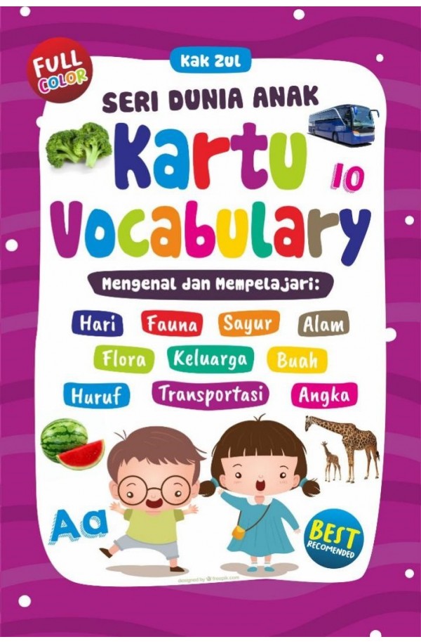 Seri Dunia Anak Kartu Vocabulary